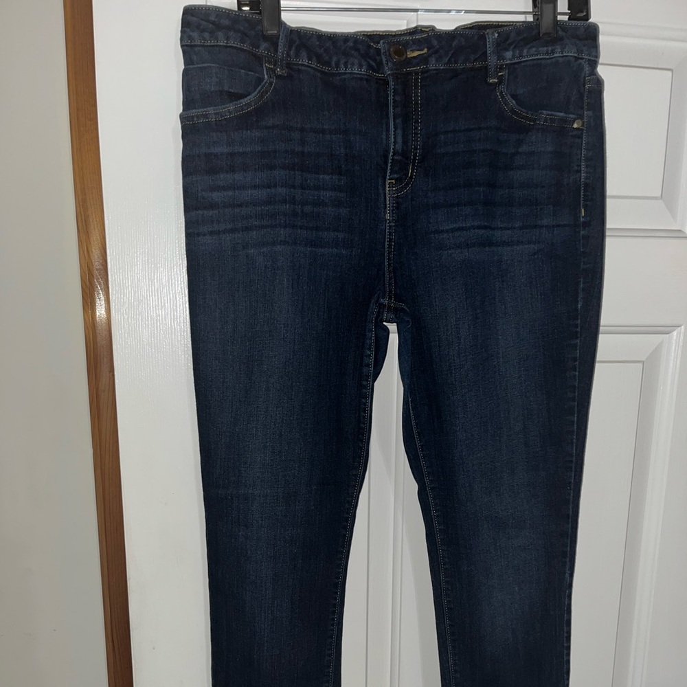 Simply Vera Vera Wang Dark Indigo Skinny Jeans